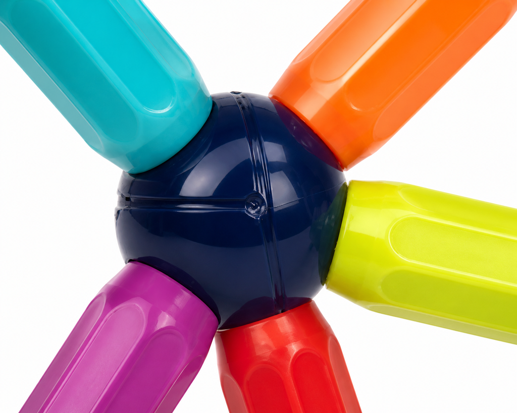 Magnetic Sticks – Klocki Magnetyczne Kreatywne 3D dla Dzieci (3+)